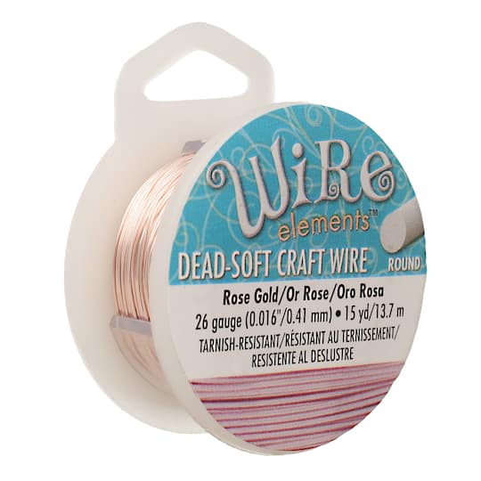 The Beadsmith&#xAE; Wire Elements&#x2122; 26 Gauge Tarnish Resistant Soft Temper Wire, 15yd.